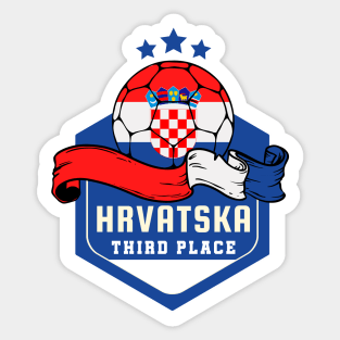 Croatia 3rd Place Sticker